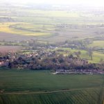 <p>Cuddesdon and Denton from the air</p>