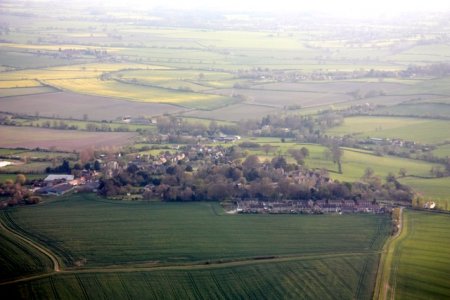 <p>Cuddesdon and Denton from the air</p>